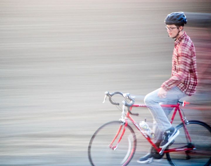 Cycling, 2014. Photo Credit: Maia Watkins