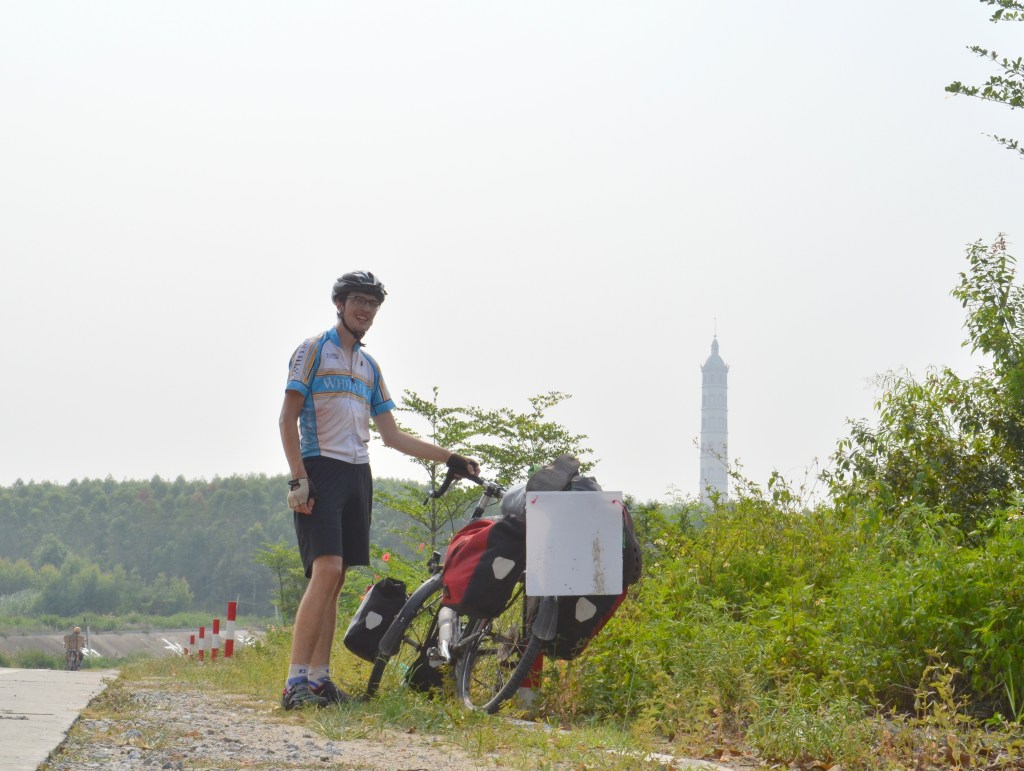 I did not anticipate that road selfies would be so complicated. Here's me, deep in the Guangxi countryside, in front of what I'm pretty sure was a mosque.